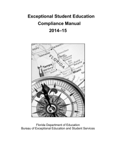 ESE Compliance Manual 2014-2015