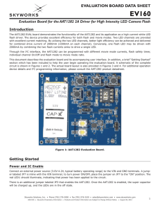 EVALUATION BOARD DATA SHEET