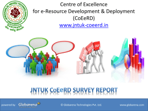 CoEeRD Survey Report