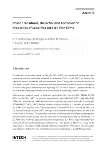 Phase Transitions, Dielectric and Ferroelectric Properties of