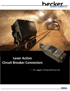 Lever Action Circuit Breaker Connectors