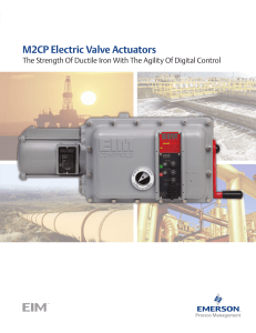 M2CP Electric Valve Actuators