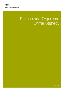 Serious and organised crime