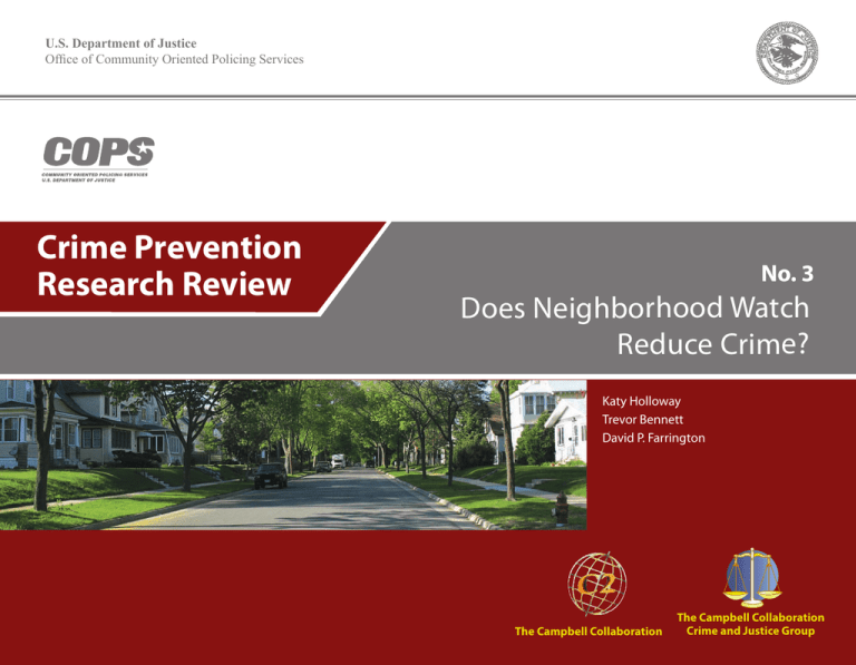 crime prevention research paper topics