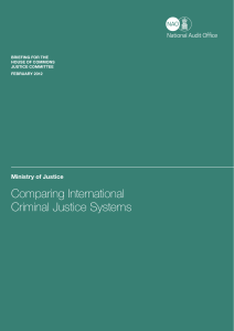 Comparing International Criminal Justice Systems