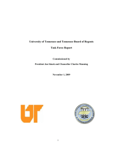 UT-TBR Task Force Report, Meeting 12