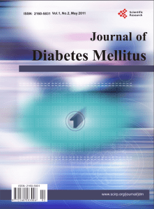 Diabetes Mellitus - Scientific Research Publishing