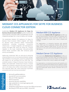 mediant cce appliances for skype for business cloud