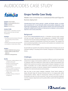 Grupo Familia Case Study