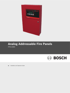 Analog Addressable Fire Panels