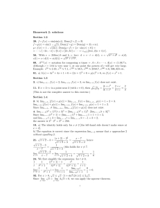 Homework 2: solutions Section 1.2 39. f f (x) = sin(sin(x)), Dom(f f