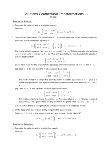 Solutions Geometrical Transformations