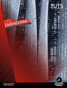 UTS Engineering course guide - University of Technology Sydney