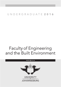 Undergraduate - University of Johannesburg
