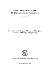 title page mimo transmissionfor 4g wireless communications
