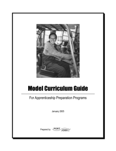 Model Curriculum Guide