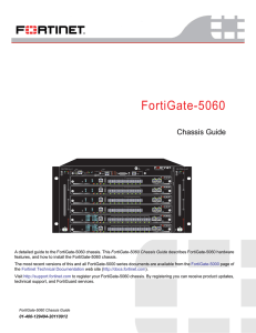 FortiGate-5060 Chassi Guide