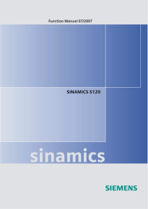 SINAMICS S120 Function Manual