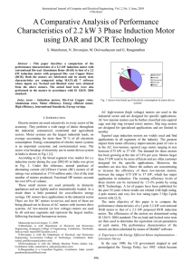 A Comparative Analysis of Performance Characteristics of 2.2