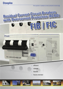 Residual Current Circuit-Breakers with Overcurrent