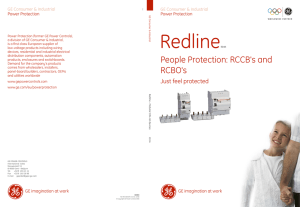 People Protection: RCCB`s and RCBO`s