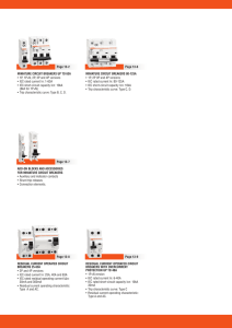 miniature and residual circuit breakers 13