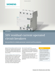 5SV RCCB - Uniwatt