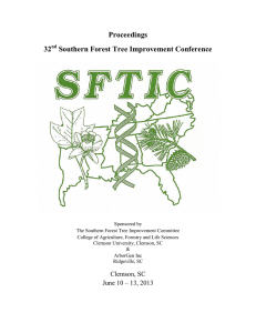 from sftic.org - Southern Forest Tree Improvement Committee