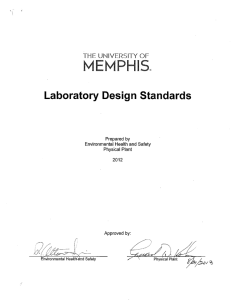 Lab Standards - University of Memphis