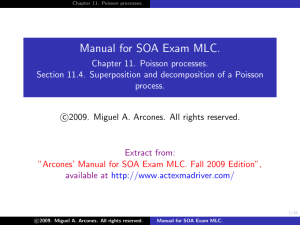 Chapter 11. Poisson processes