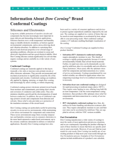 Information About Dow Corning® Brand Conformal Coatings