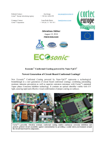 Ecosonic® Conformal Coating powered by Nano-VpCI
