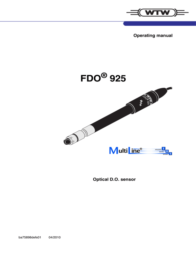 FDO 925 Global Water Instrumentation