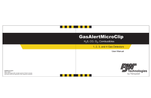 GasAlertMicroClip - Calibration Technologies, Inc.