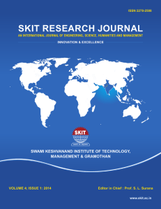Full text paper - SKIT Research Journal