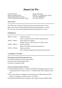 Jiunn-Lin Wu - Antarctica Journal of Mathematics