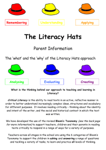 The Literacy Hats