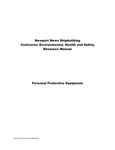 Newport News Shipbuilding Contractor Environmental, Health and