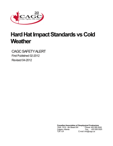 Hard Hat Impact Standards vs Cold Weather