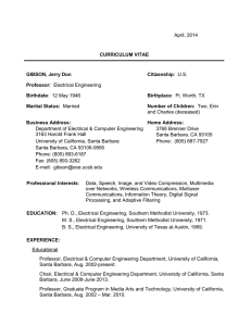 Complete Resume - Electrical and Computer Engineering