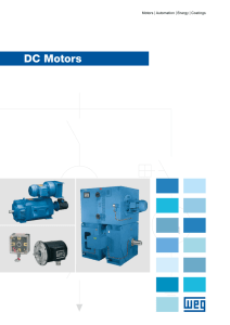 WEG DC Motors Brochure