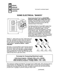 Electricity Basics