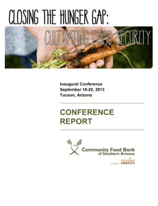 Closing The Hunger Gap Conference Report