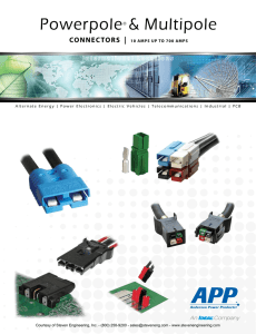 Power Pole and Multipole Connectors Catalog
