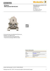 Detailed Specifications - Viking Electric Supply