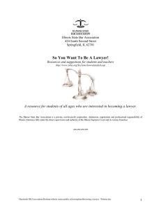 Becoming a lawyer - Website - Illinois State Bar Association