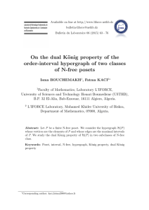 On the dual König property of the order