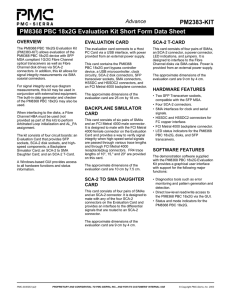 PM2383-KIT PM8368 PBC 18x2G Evaluation Kit Short - PMC