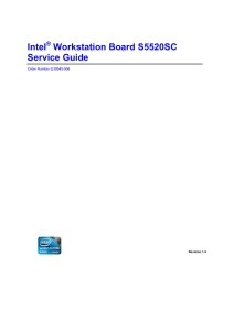 Intel Workstation Board S5520SC Service Guide