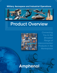Amphenol Product Overview Catalog